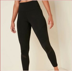 Old Navy Black Moto Leggings XL